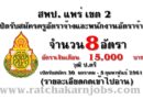 สพป. แพร่ เขต 2 เปิดรับสมัครครูอัตราจ้างและพนักงานจ้าง จำนวน 8 อัตรา เปิดรับสมัคร 30  มกราคม – 5 กุมพาพันธ์ 2561