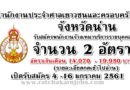 สำนักงานประจำศาลเยาวชนและครอบครัว จังหวัดน่าน รับสมัครพนักงานจ้าง จำนวน 2 อัตรา เปิดรับสมัคร 4 -16 มกราคม 2561 (รายละเอียดกดเข้าไปอ่าน)