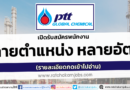 PTT Global Chemical เปิดรับสมัครพนักงาน ป.ตรี หลายสาขา หลายตำแหน่ง หลายอัตรา (รายละเอียดกดเข้าไปอ่าน)