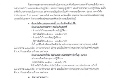 กระทรวงการต่างประเทศ เปิดรับสมัครสอบแข่งขันเพื่อบรรจุและแต่งตั้งบุคคลเข้ารับราชการ 40 อัตรา ปวส และ ป.ตรี ทุกสาขา และ อื่นๆ  / บรรจุทั่วประเทศ  /  สมัคร 9 – 31 ตุลาคม 2566